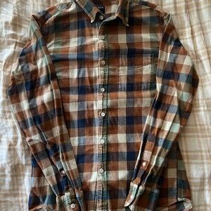 J. Crew Men’s Plaid Flannel Shirt
